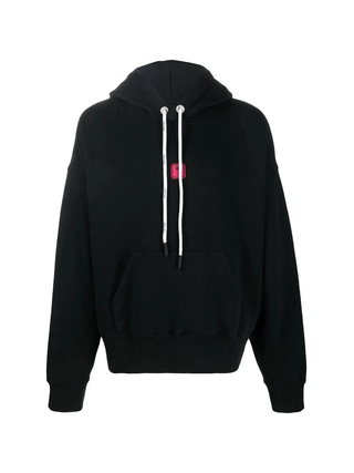 Palm Angels Bold Angels Pxp Logo Black Hoodie