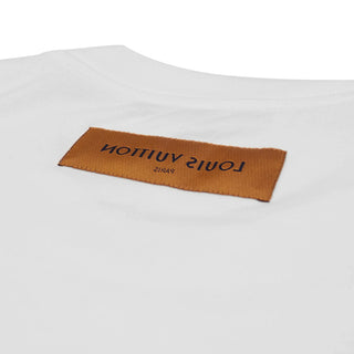 Preloved - Louis Vuitton Monogram Printed Multi White T Shirt