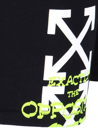 Off-White Opposite Arrow Sweat Shorts in Black