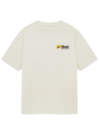 Rhude International Racing Logo T-Shirt in White