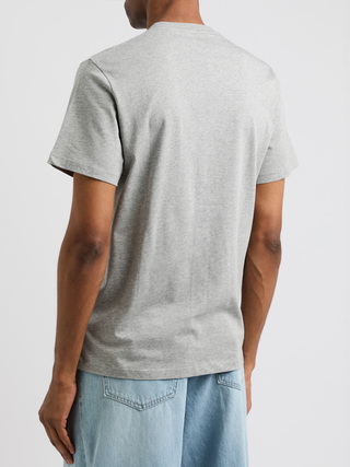 Loewe Anagram Embroidered T-Shirt in Grey Melange