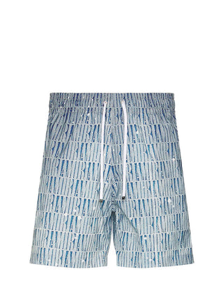 Amiri Gradient Swim Shorts in Blue