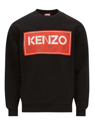 Kenzo Paris Blocked Logo Sweatshirt in Black