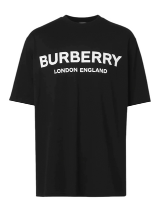 Burberry London Letchford Printed T-Shirt in Black