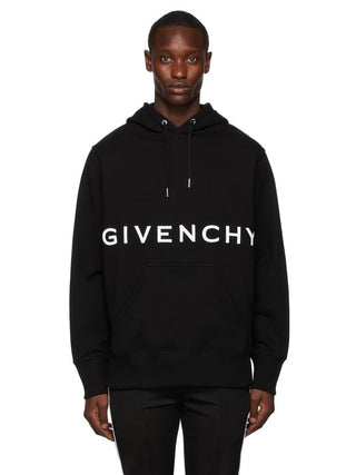 Givenchy Embroidered 4G Star Hoodie in Black