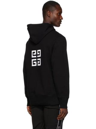 Givenchy Embroidered 4G Star Hoodie in Black