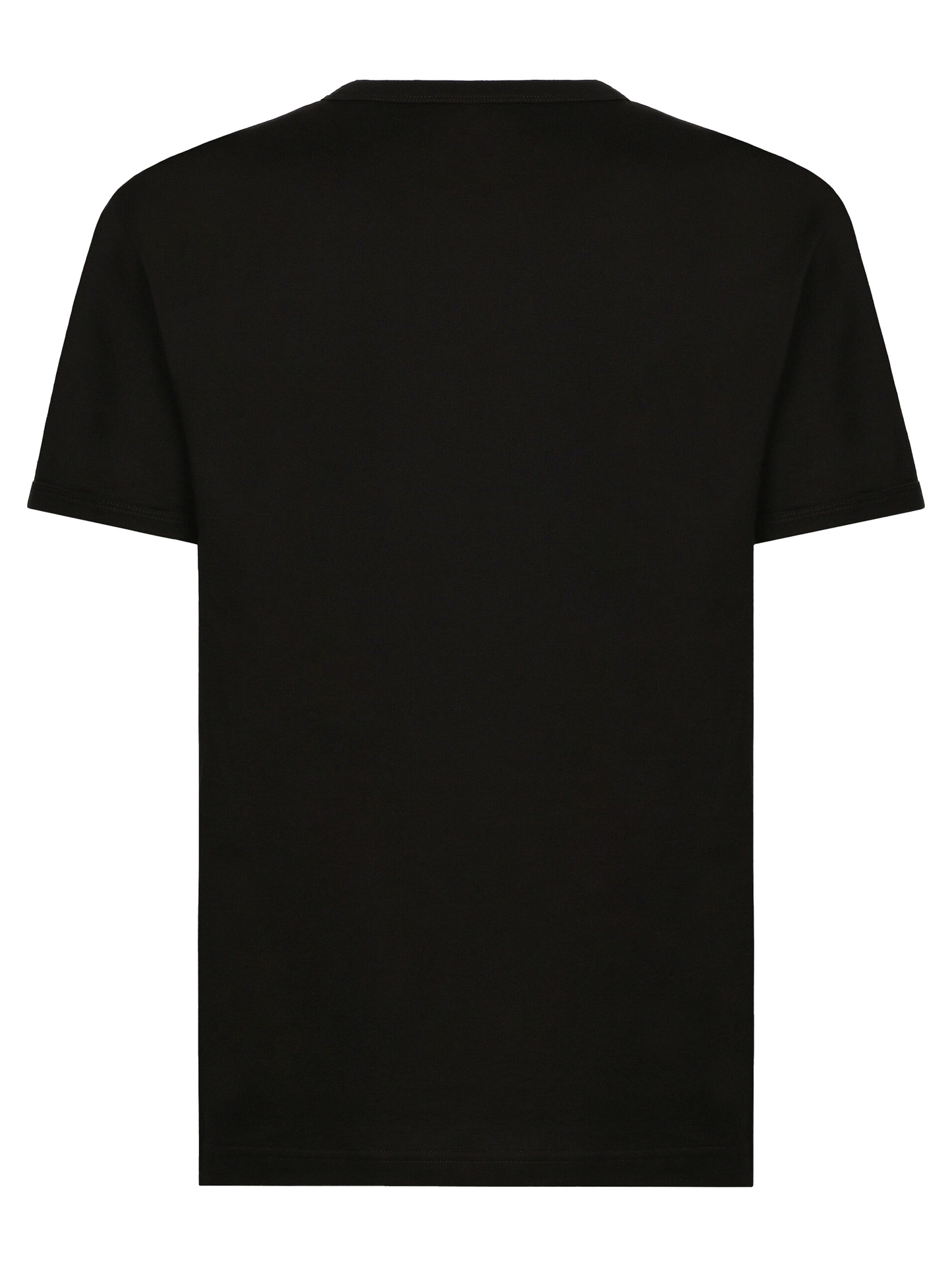 Dolce & Gabbana Black Sicily Logo Printed T-Shirt in Black
