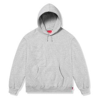 Supreme Satin Applique Heather Grey Hoodie (FW25)