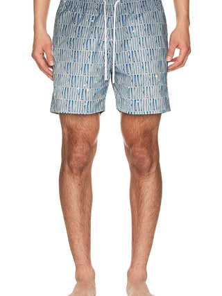 Amiri Gradient Swim Shorts in Blue