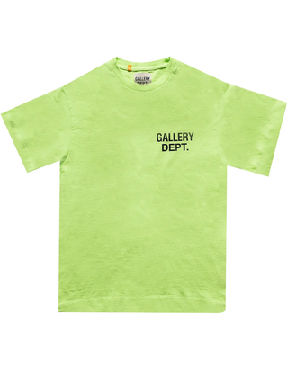 Gallery Dept Souvenir T-Shirt in Lime Green