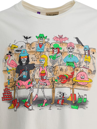 Gallery Dept Skeleton Beach Theatre T-Shirt in White