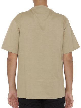 Fendi FF Monogram Pocket Oversized T-Shirt in Beige