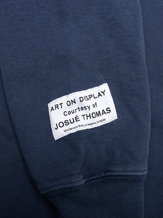 Gallery Dept ATK Stacked Logo Hoodie in Navy