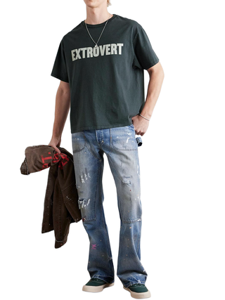 Gallery Dept Introvert/Extrovert Reversible T-Shirt in Black