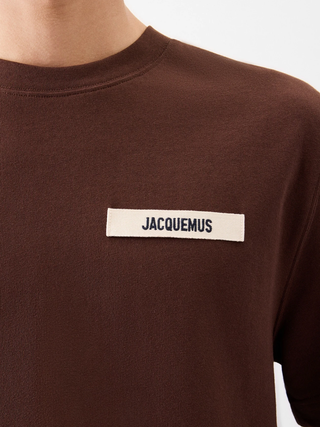 Jacquemus Le Gros Grain T-Shirt in Brown